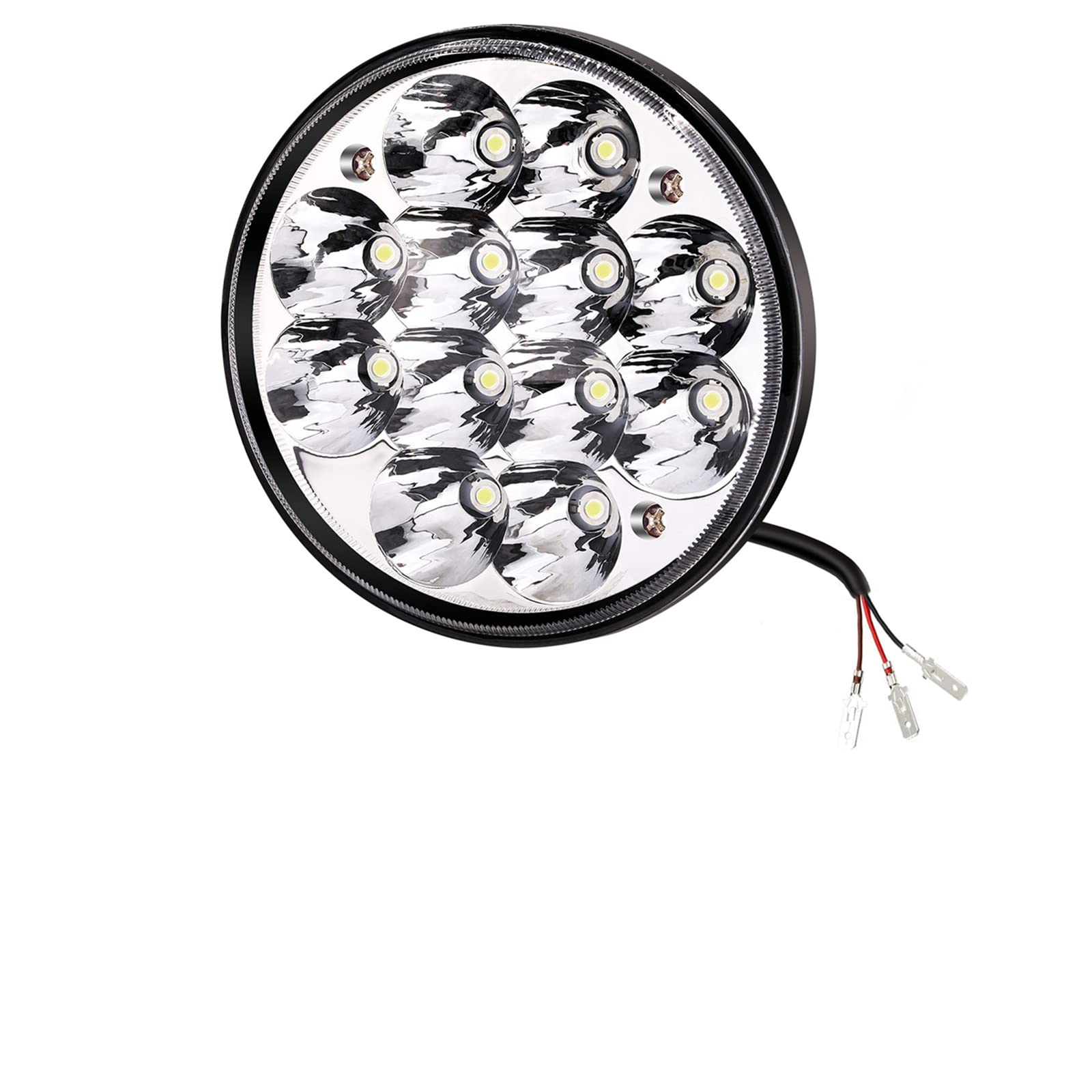 ヘッドライト 5.75インチ ハーレーヘッドライト Hi・Lo ビーム LEDスポットライトLED作業灯 フォグランプ 汎用 H5006 交換用 高輝度 防水IP68 丸形 バイク トラック オフロード ホワイト