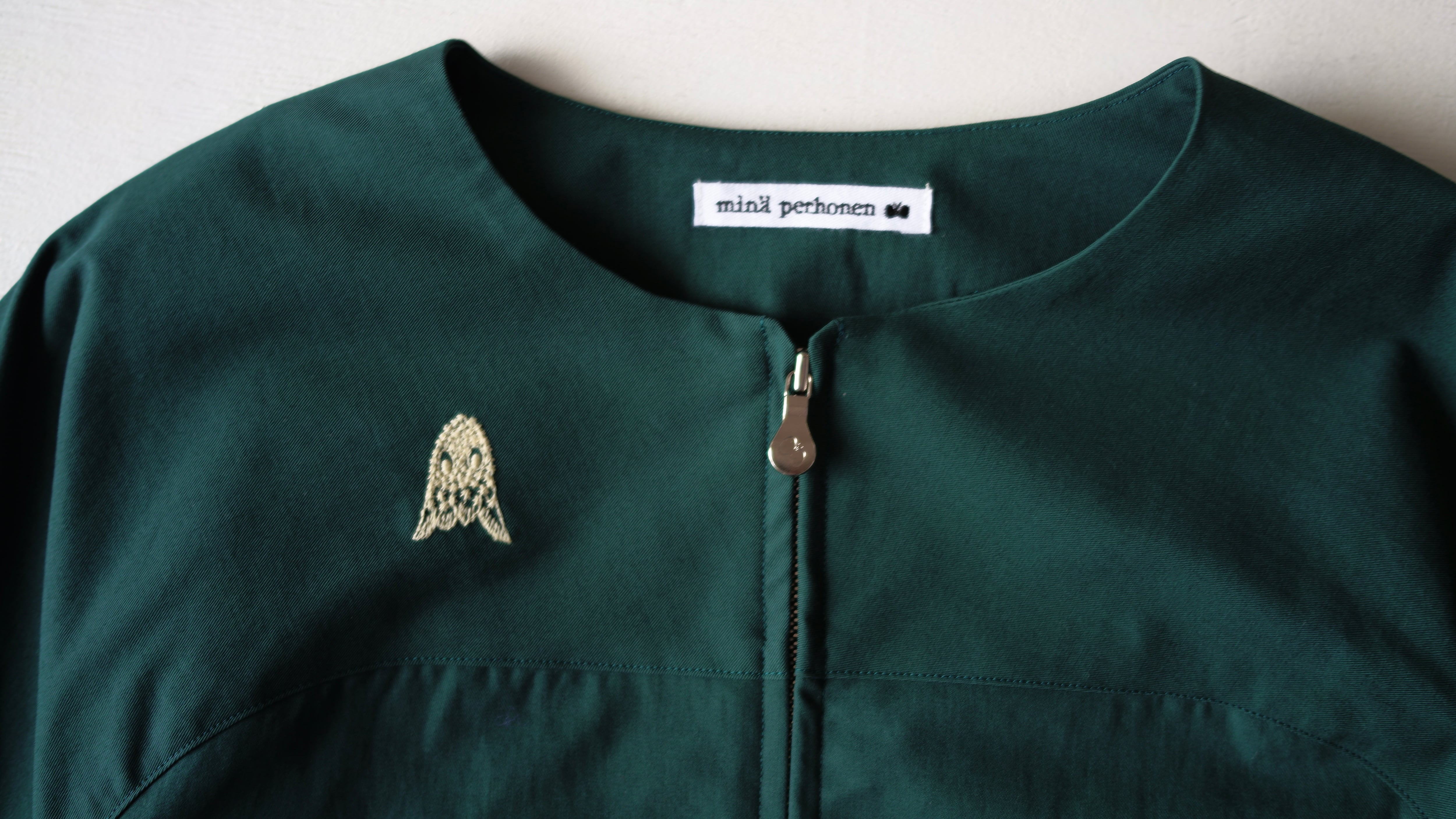 mina perhonen 26SS 〉 troll “ジャケット” / AES2078PD / green