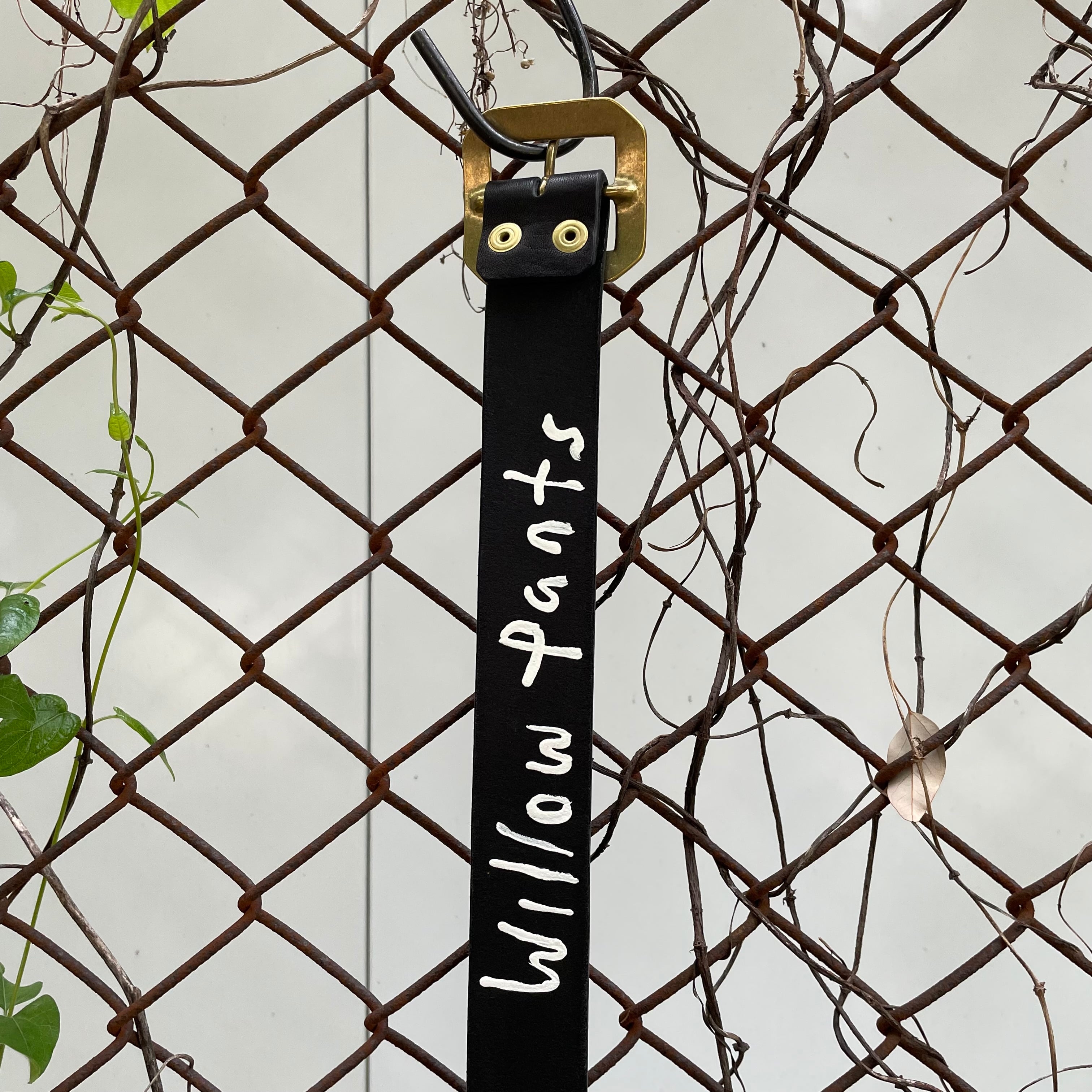 Willow Pants】BYE BYE belt-WIDE_BLACK | marfa store