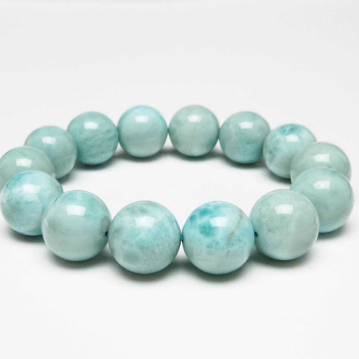ラリマー ブレスレット 16mm 一点物 111-56426