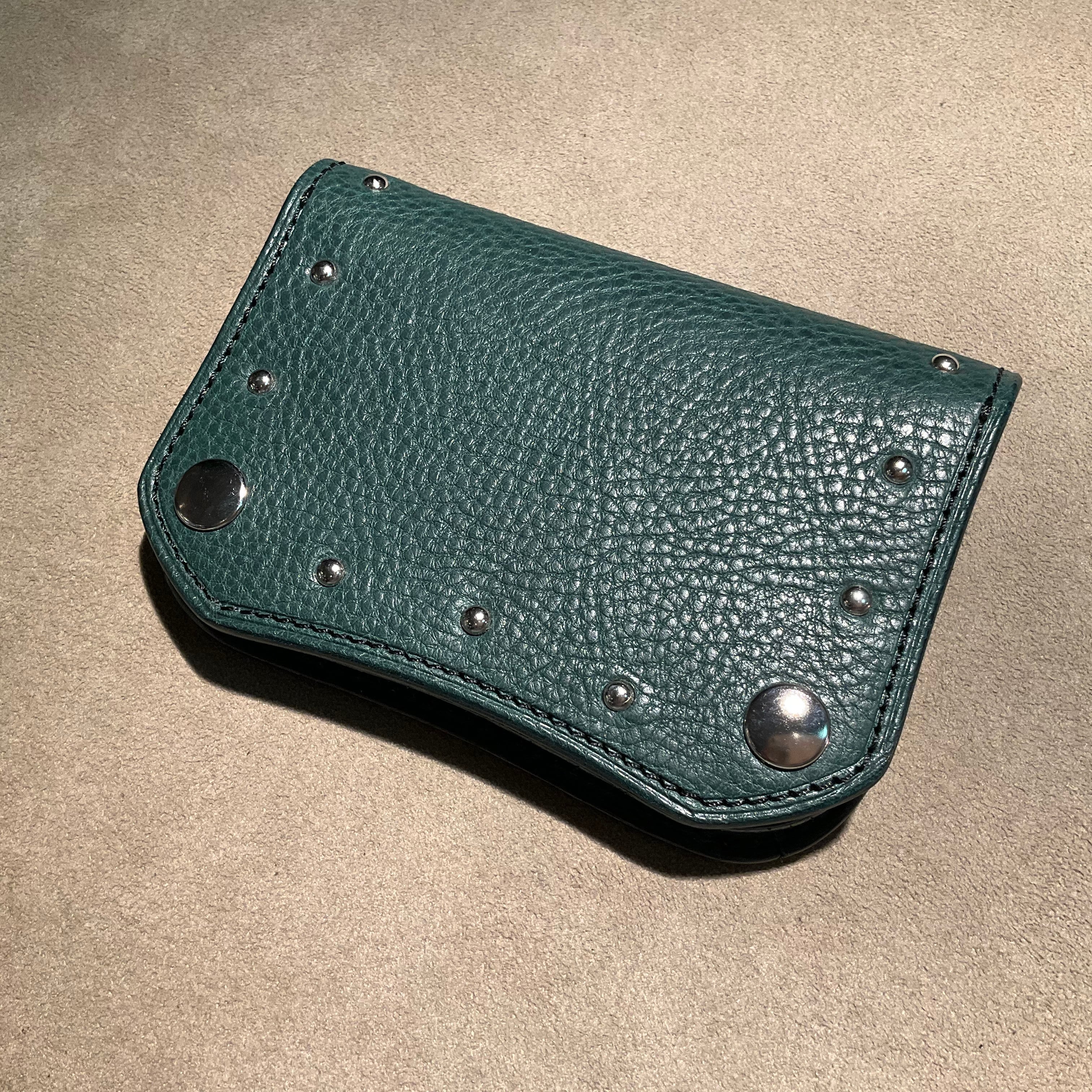 グルーバーレザー ショートトラッカー スタッズ入り Groover Leather グルーバーレザー short trackerwallet ショート