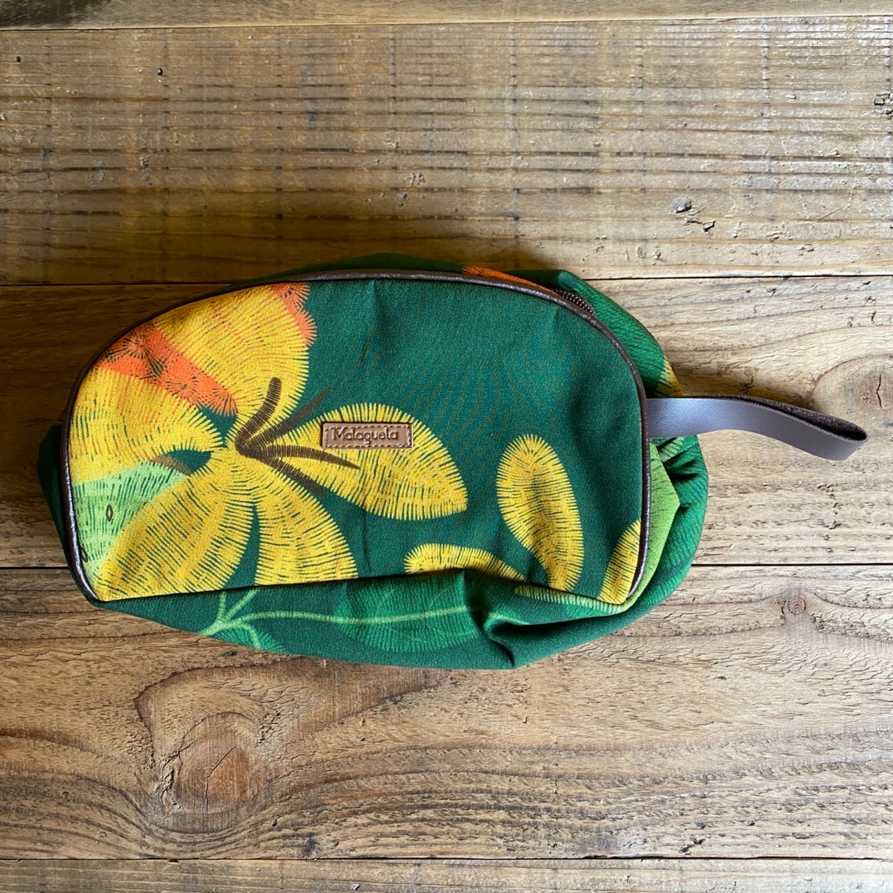 【MALAGUETA マラゲッタ】BOXポーチ小 グリーン