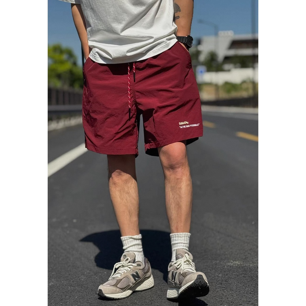 Logo embroidered easy shorts 1431 - 2