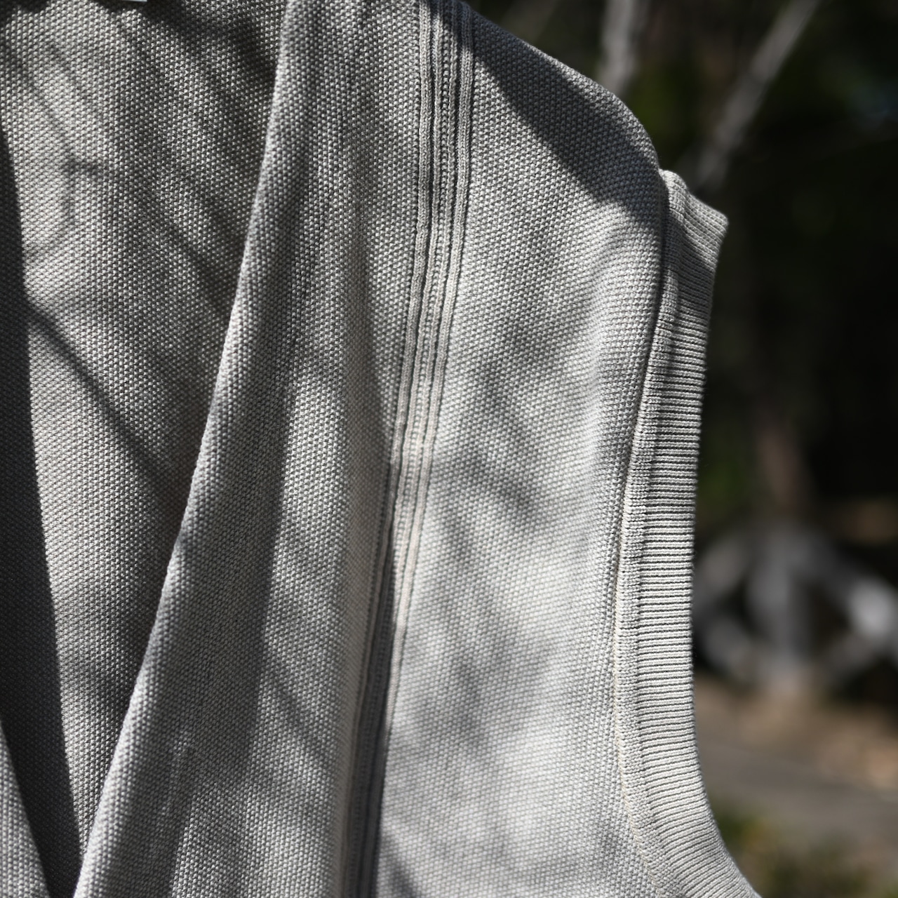 YASHIKI / GANKO別注 ×Shirotsume V-neck Vest(kibata)