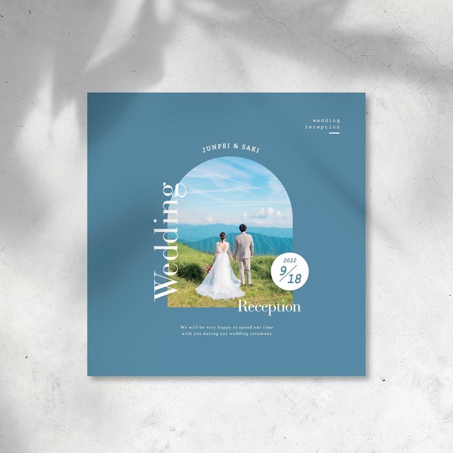 正方形｜プロフィールブック｜席次表｜8P　#05