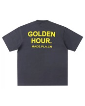 レタープリントオーバーサイズ半袖Tシャツ S0542