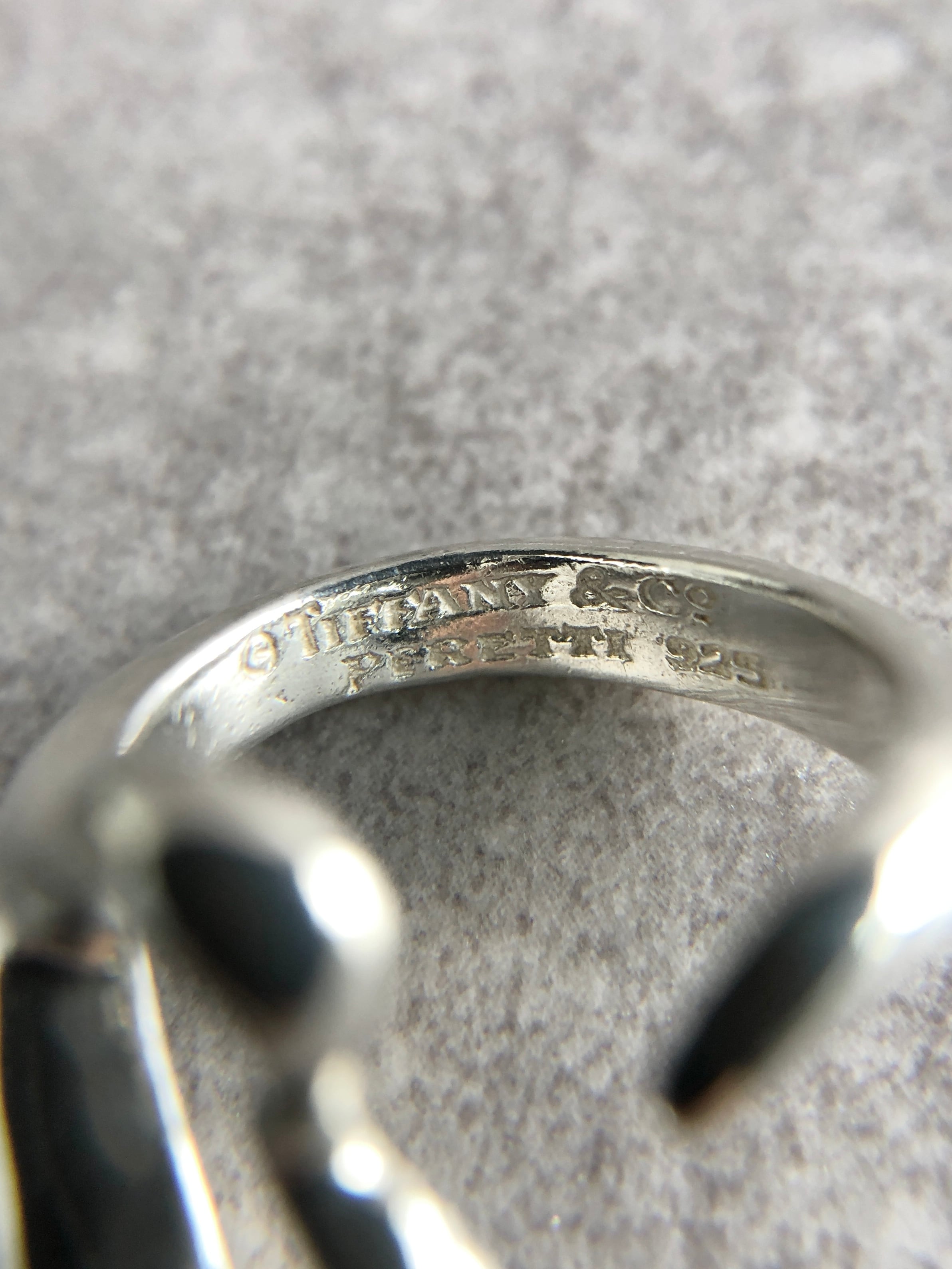 Tiffany & Co. ティファニー 指輪 8号 シルバー オープンハート 925