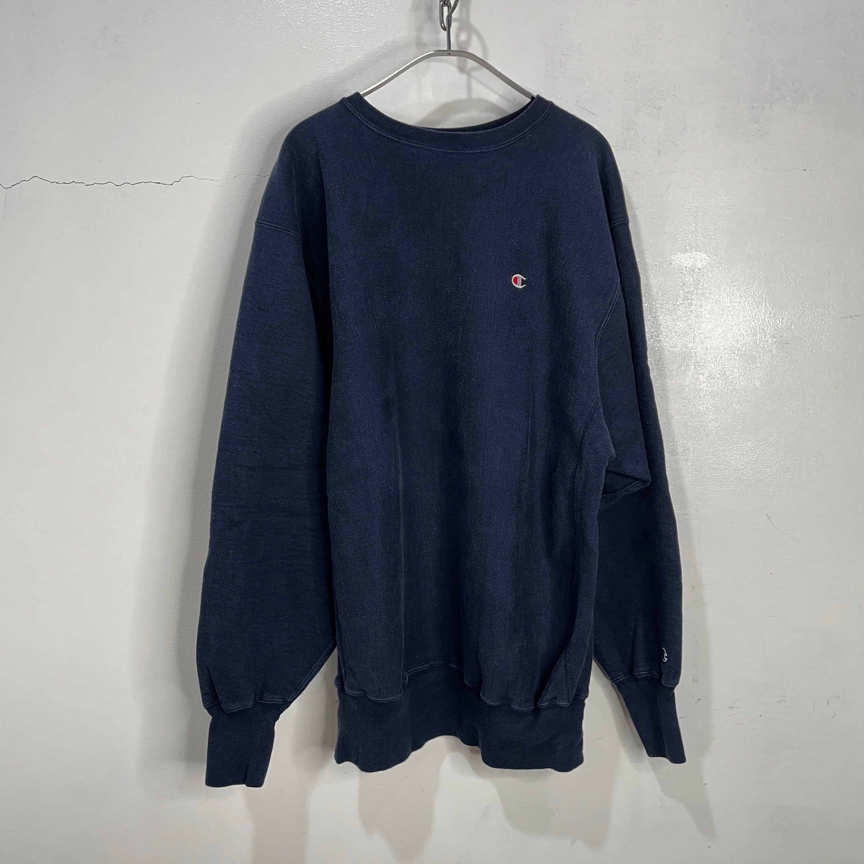 90s USA製 Champion リバースウィーブスウェット ネイビー XXL | 古着 