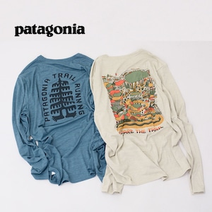 Patagonia [パタゴニア正規代理店] Ms L/S Cap Cool Daily Graphic Shirt - Lands [45160-24] メンズロングスリーブキャプリーンクールデイリーグラフィックシャツ（ランズ）・長袖Tシャツ・ロンT・アウトドア・アクティビティ・MEN'S / LADY'S [2024SS]