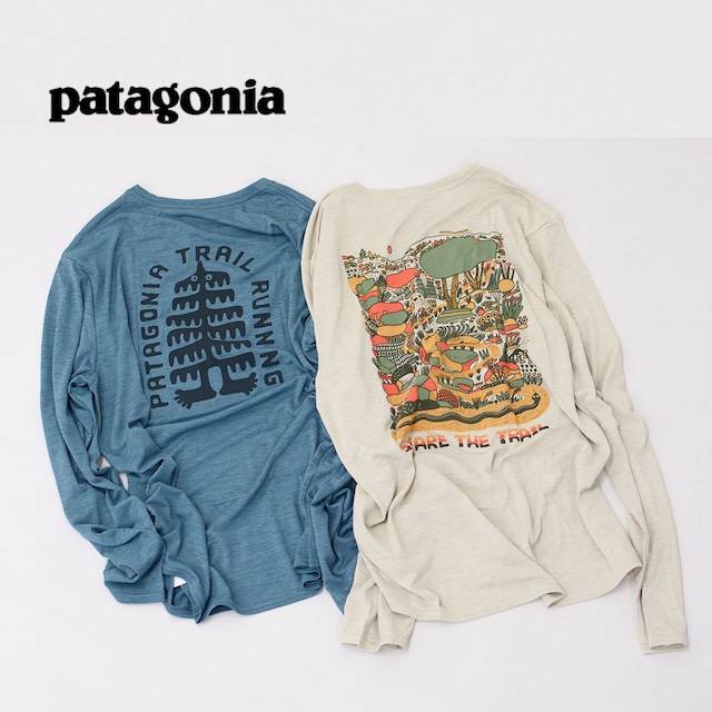 Patagonia [パタゴニア正規代理店] Ms L/S Cap Cool Daily Graphic Shirt - Lands [45160-24] メンズロングスリーブキャプリーンクールデイリーグラフィックシャツ（ランズ）・長袖Tシャツ・ロンT・アウトドア・アクティビティ・MEN'S / LADY'S [2024SS]