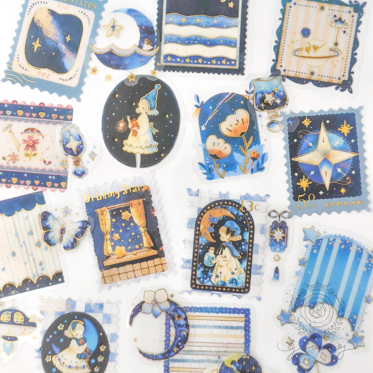 箔加工シール Fantasy Diary 4 <S1291>