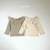 ミミマーケット / mimimarket / リズ襟付きT / 韓国子供服 / キッズ / 26winter〖取寄〗*S~L*