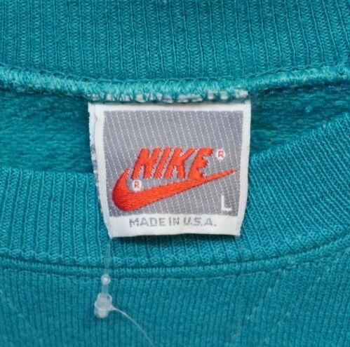 80s90s nike スウェット L/トレーナー ナイキ ターコイズ | 古着屋