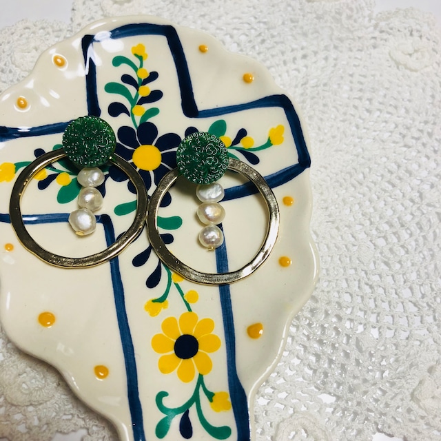 vintageマリア様とコスモオーラのチョーカー風ネックレス