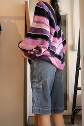 badmad デニムハーフパンツ