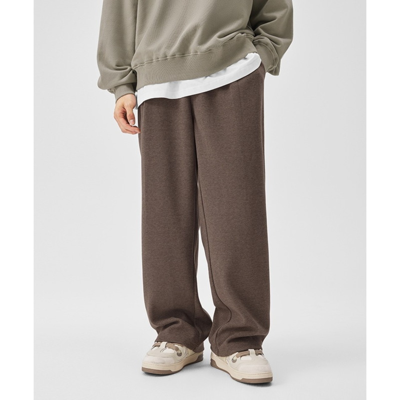 ウォーミングブラウンルーズパンツ　950