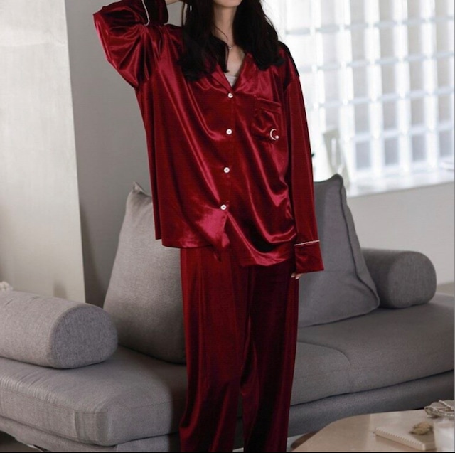 【 M-XL】Elegant cardigan style pajamas p787