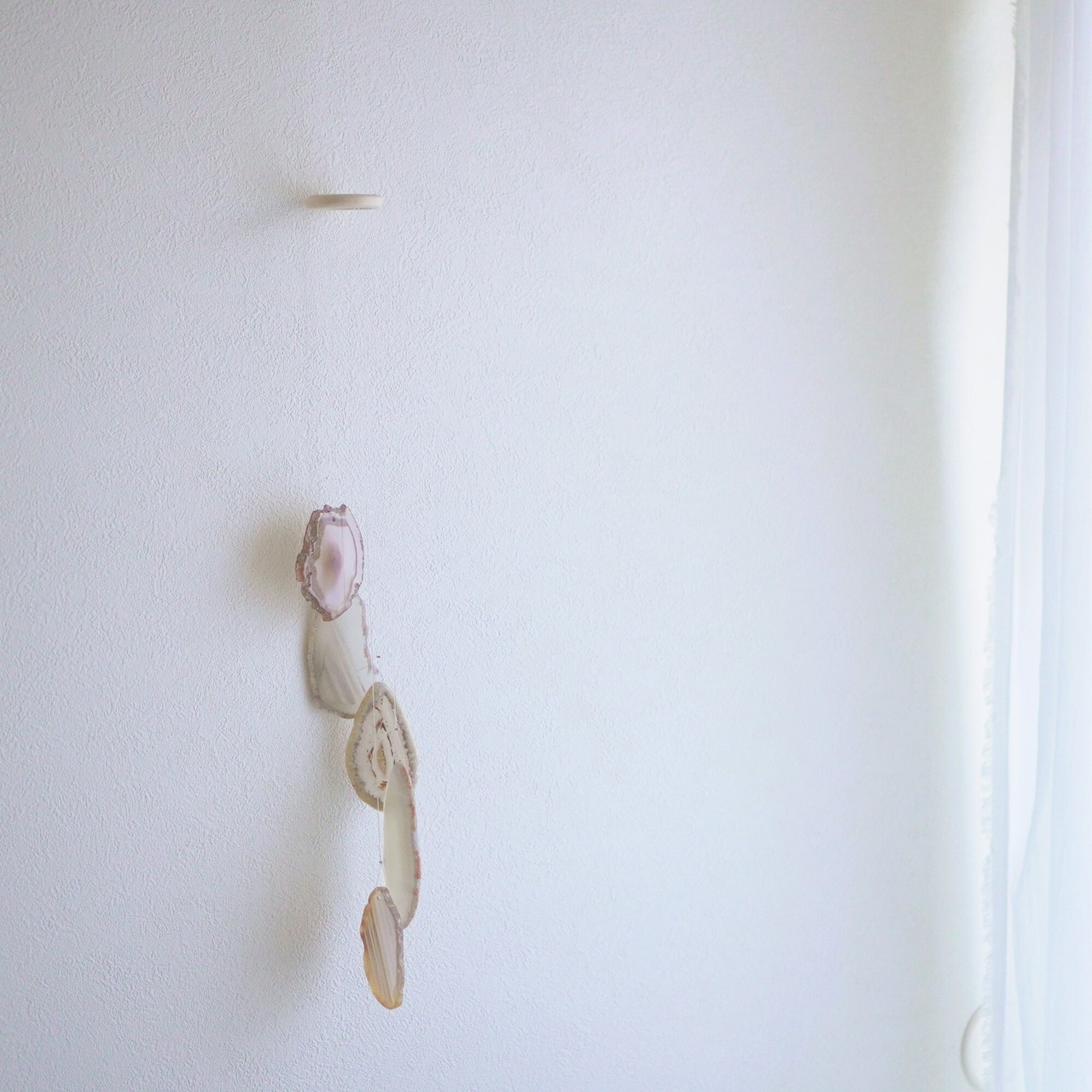 White Memory - アゲートヒーリングチャイム / Agate Sun Catcher Wind Chime 252