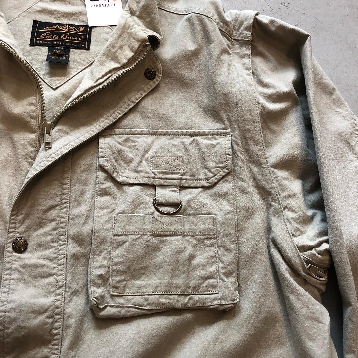 80〜90s Eddie Bauer 2way fishing design jacket【高円寺店 80〜90s Eddie Bauer 2way fishing design jacket【高円寺店