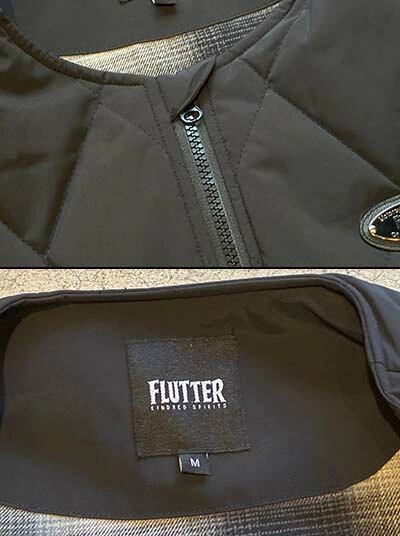 FLUTTER】TURBO HEAT®︎ Quilting Puff Vest -BLACK（フラッター