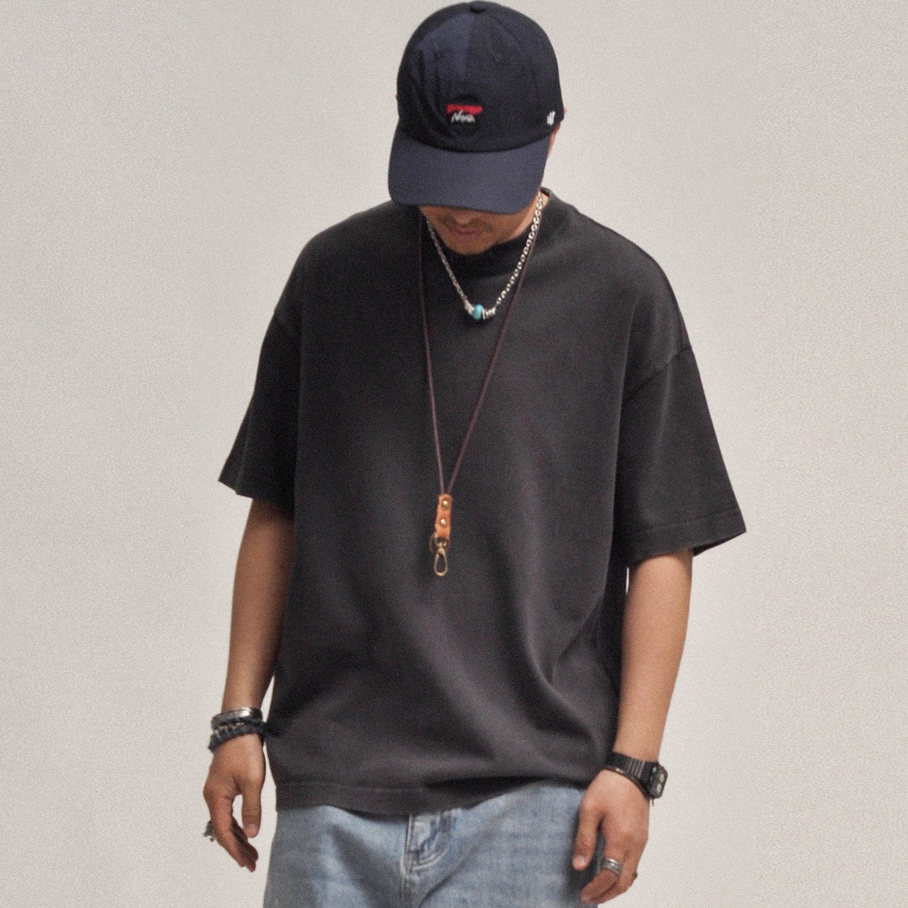 ヘビーウェイト エンブロイドTee A2163 - 1