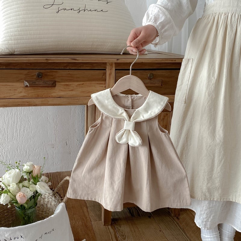 BABY&KID】レトロノースリーブワンピース | Betty