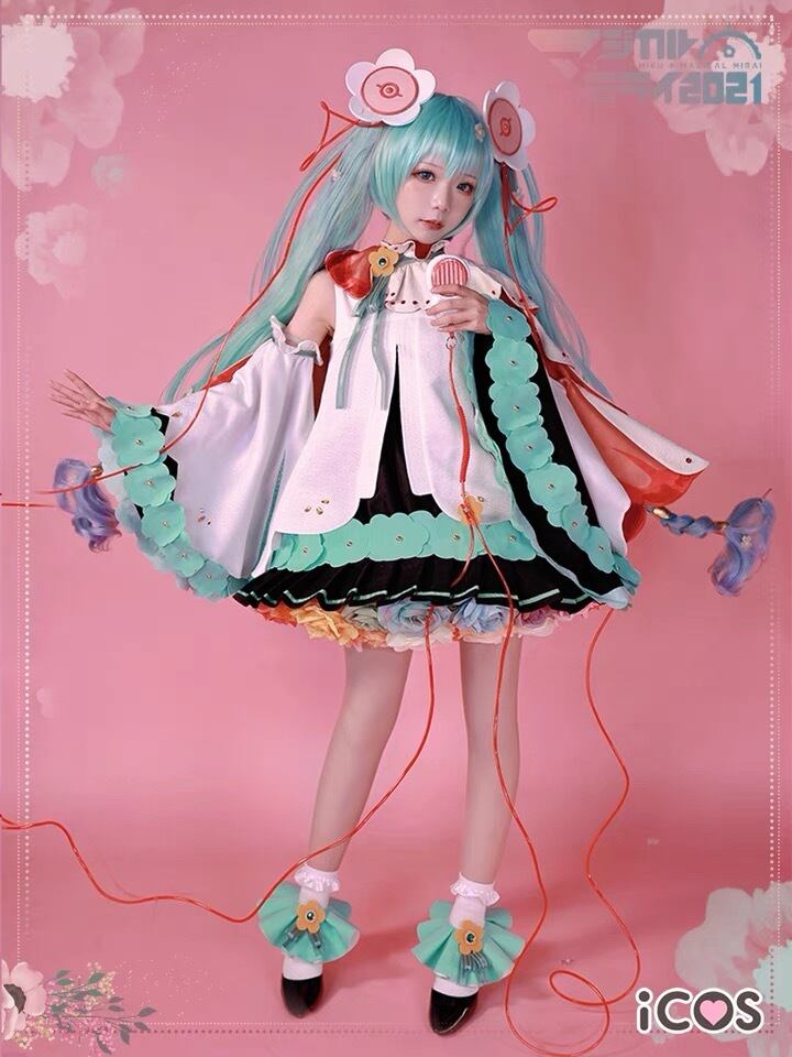 ボーカロイド】初音ミク iCOS 魔法ミク 2021 洋服 コスプレ 衣装 高