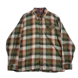 80's RAYON SHADOW CHECK SHIRTS