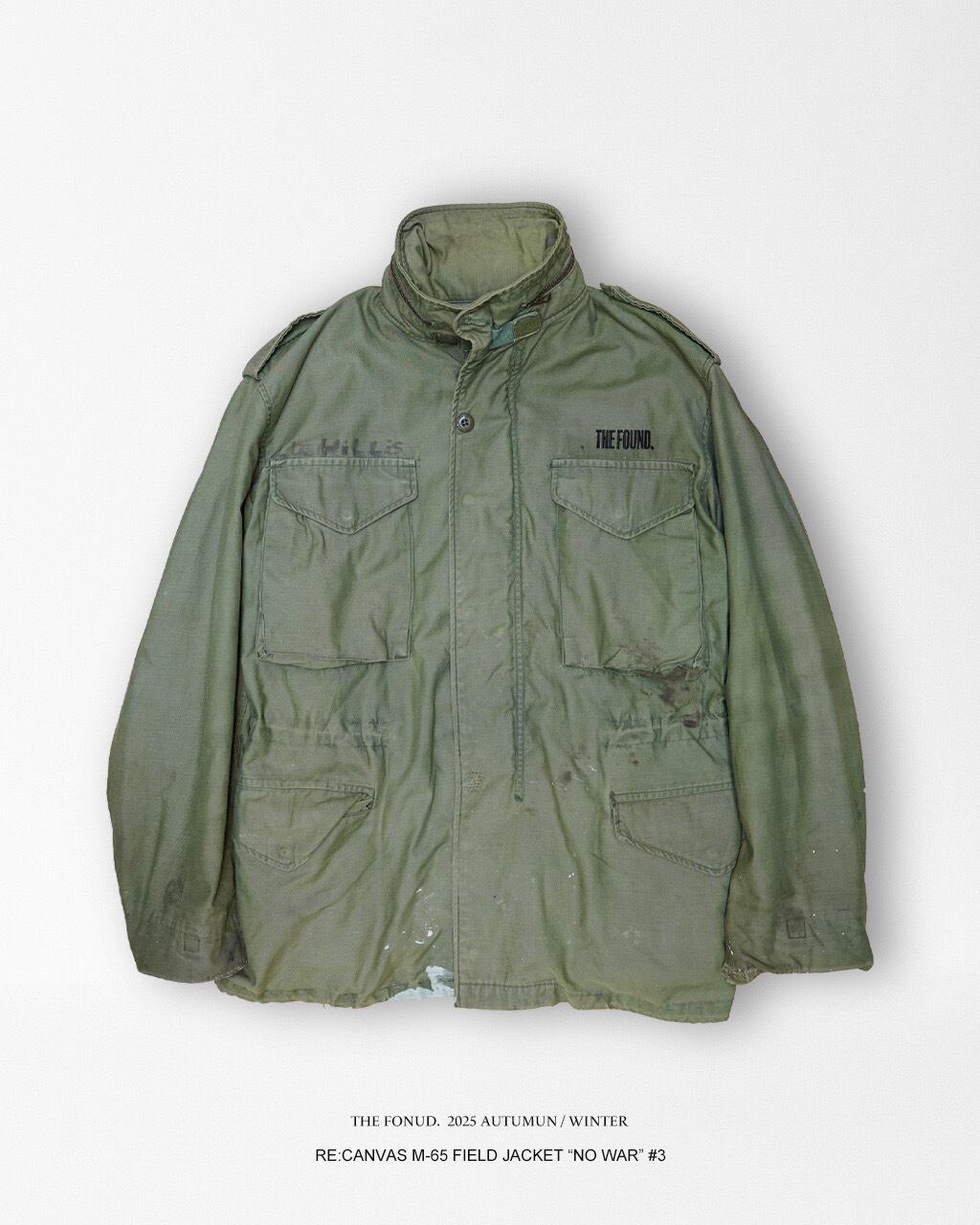 RE:CANVAS M-65 FIELD JACKET "NO WAR" #3