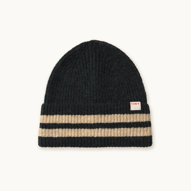 TINY COTTONS / STRIPES BEANIE (Dark Green) AW25