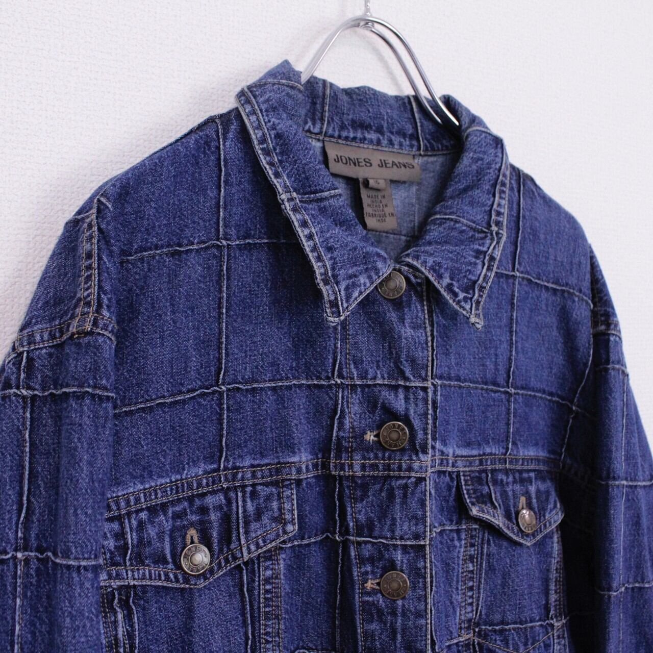 Caka act2】Patchwork Design Vintage Loose Denim Jacket | Caka(カカ 