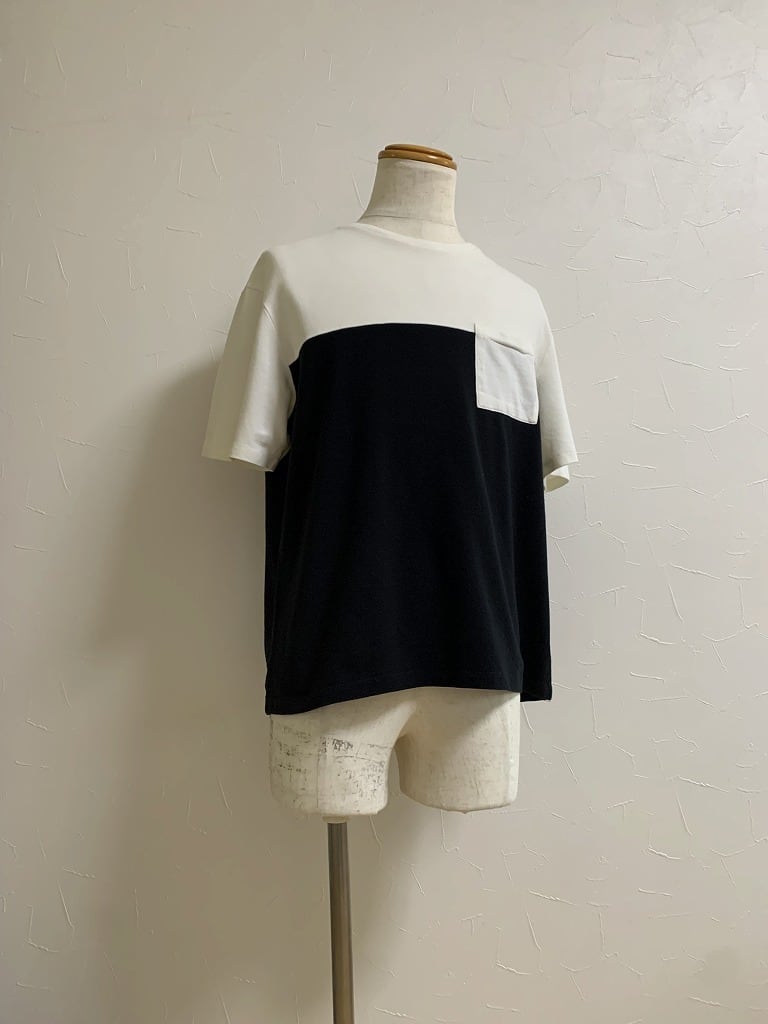 Bi-Color Switched Design Short Sleeve T-Shirt "3.1 Phillip Lim"