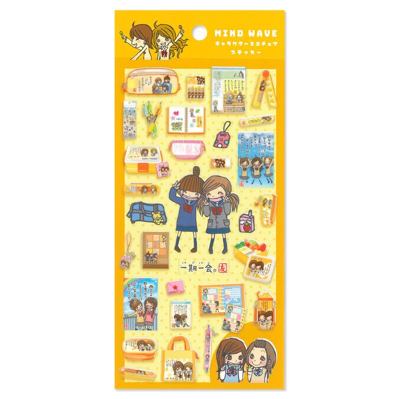 MWキャラクターミニチュアステッカー 82641 一期一会2 | てんくーどう