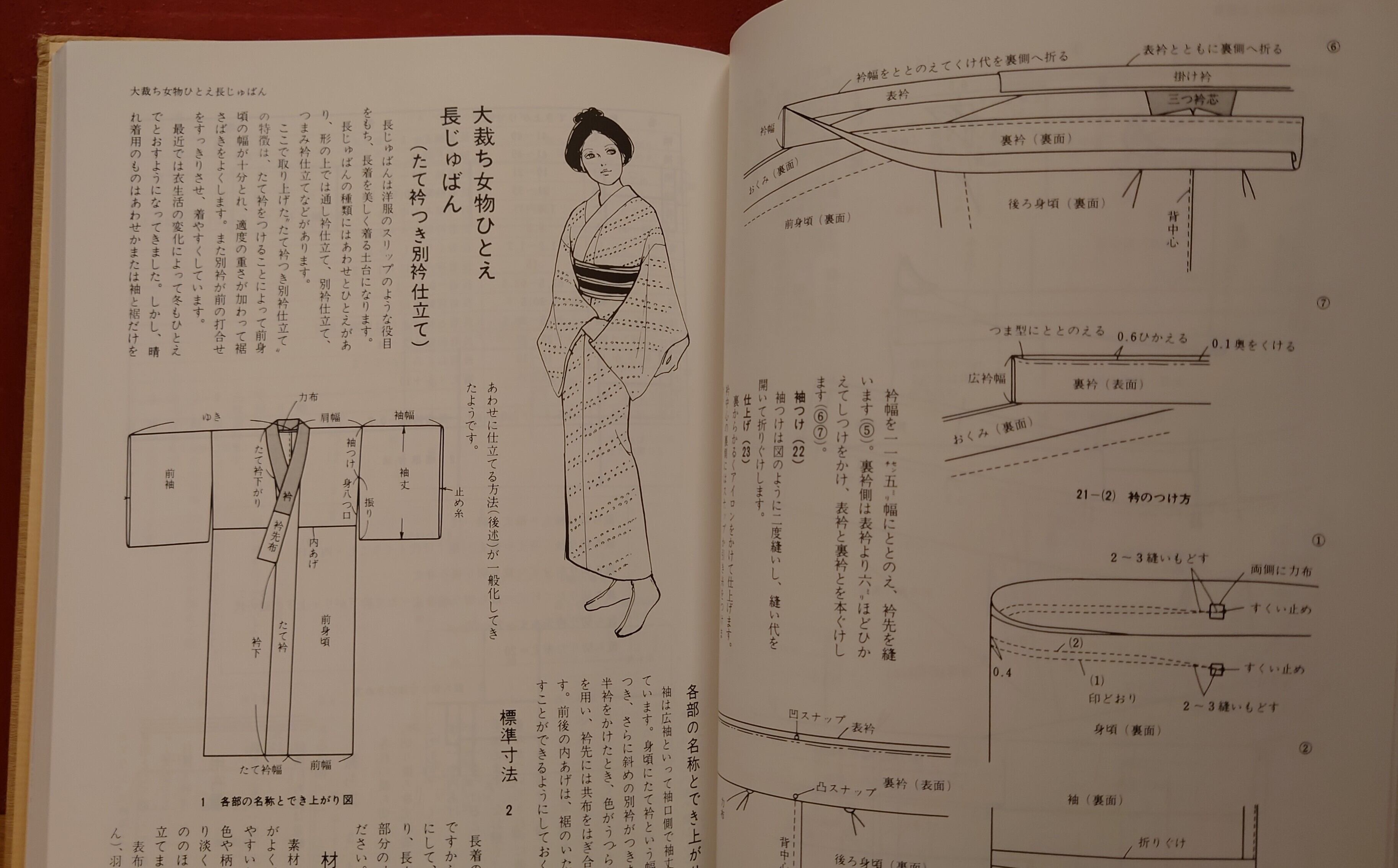 きもの仕立ての勘どころ/新きもの作り方全書 （カバーなし2冊セット