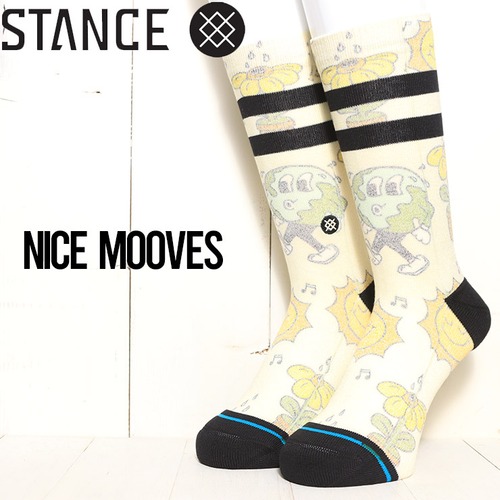 ソックス 靴下 STANCE スタンス NICE MOOVES CREW SOCKS ソックス 靴下 M555C22NICL（27cm-31cm）