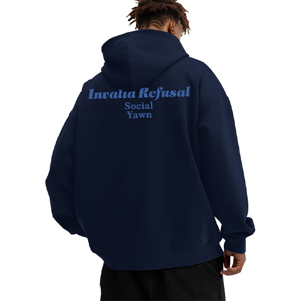 Back letter design hoodie P308