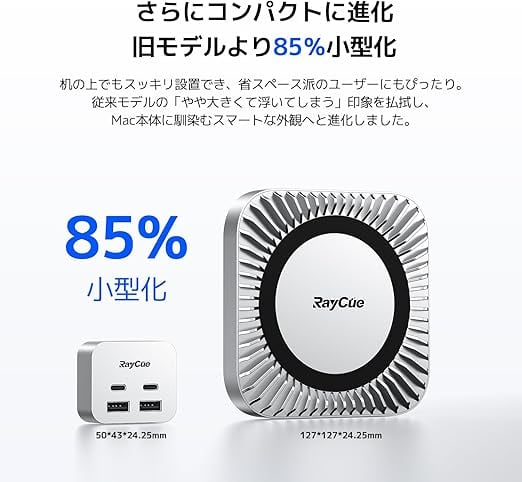 Mac Mini M4 対応 超軽量・35g USB-Cハブ｜USB-A 10Gbps×2・USB-C