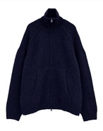 CLANE POCKET ZIP KNIT TOPS 2色展開