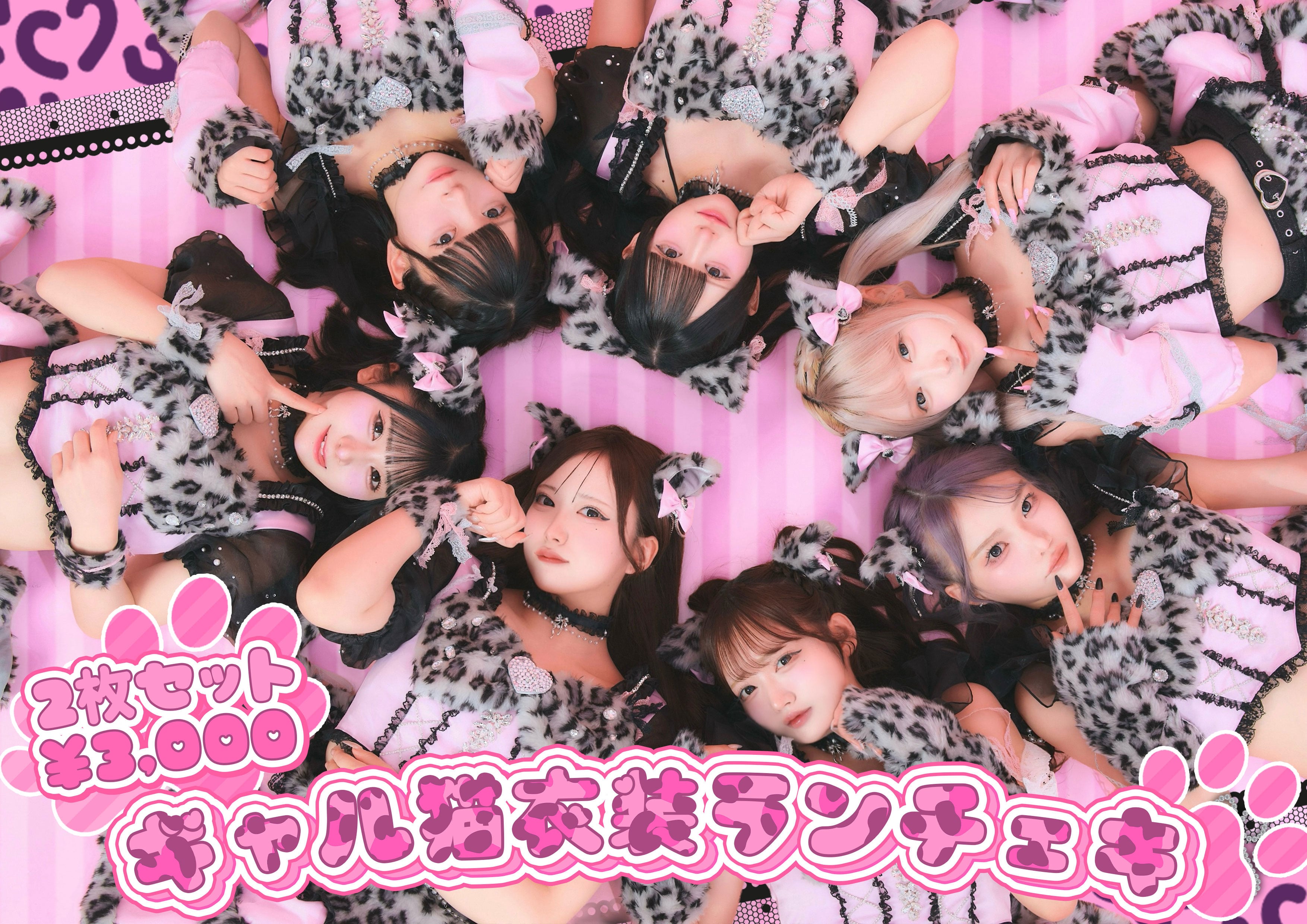 ギャル猫衣装ランチェキ | 夜光性アミューズオンラインストア