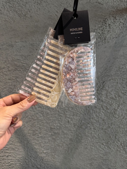 お洒落コーム　荒め　長方形