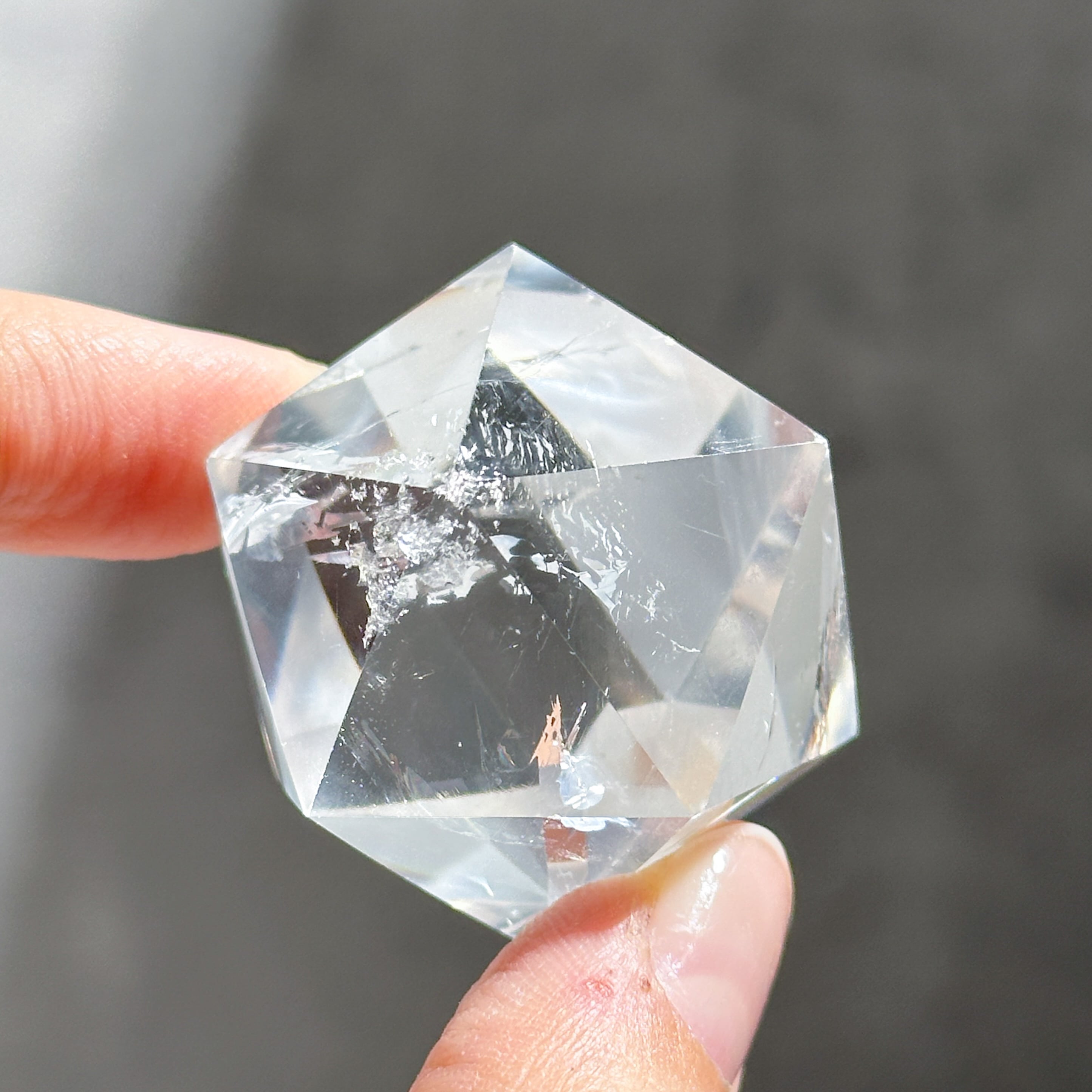 ミナスジェライス産クリアクォーツ 二十面体51◇Clear Quartz