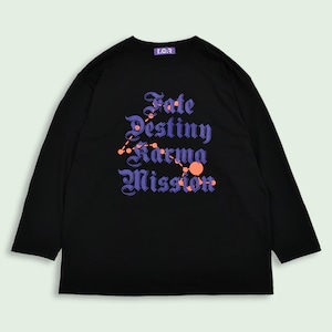 EQUATION  LONG SLEEVE TEE - BLACK