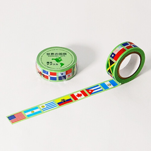 世界の国旗　南北アメリカ　15mmマステ　X02