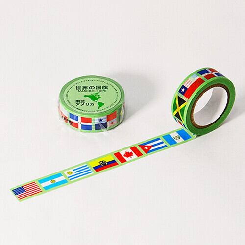 世界の国旗 南北アメリカ 15mmマステ X02