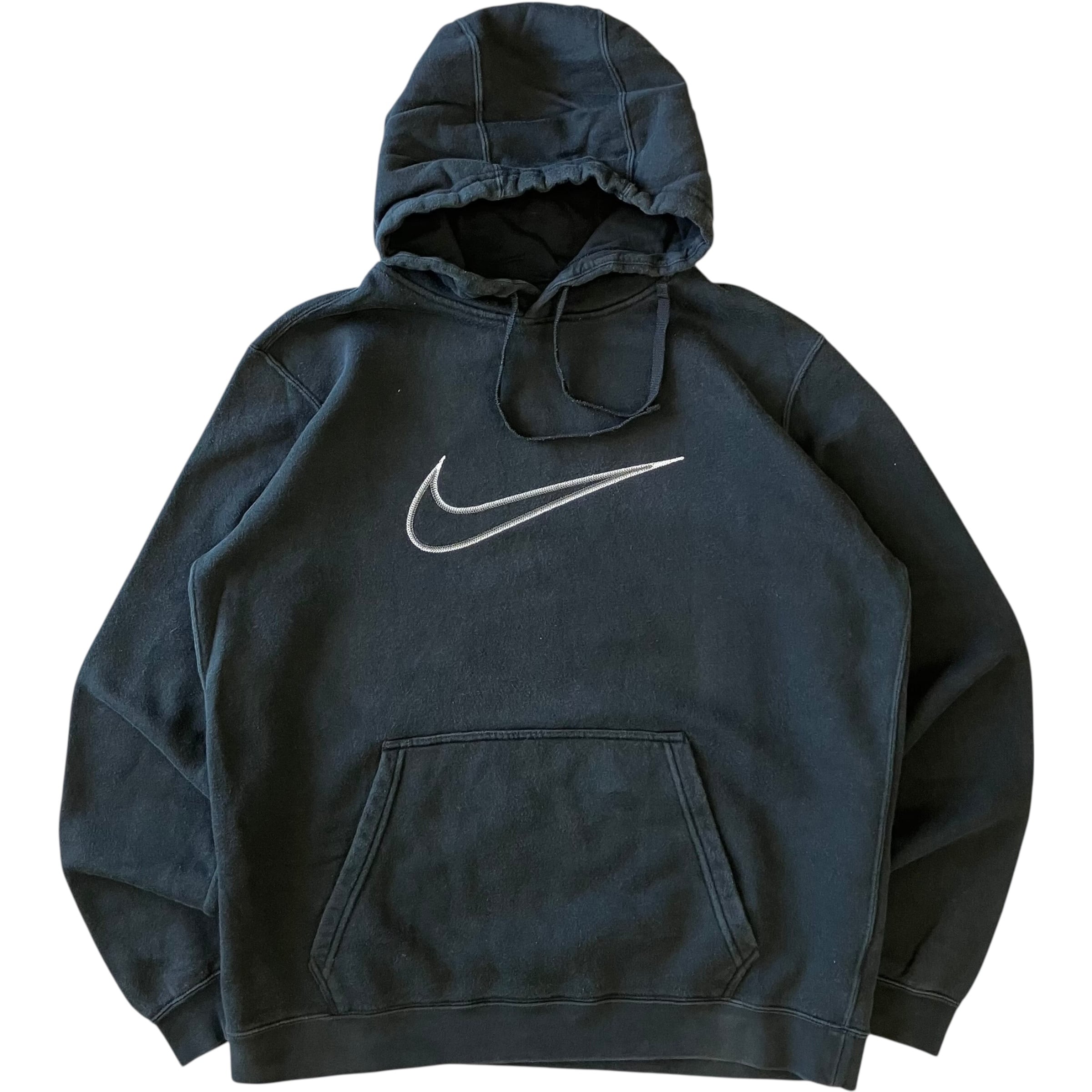 NIKE 00s ブラック パーカー 刺繍 L No.1820