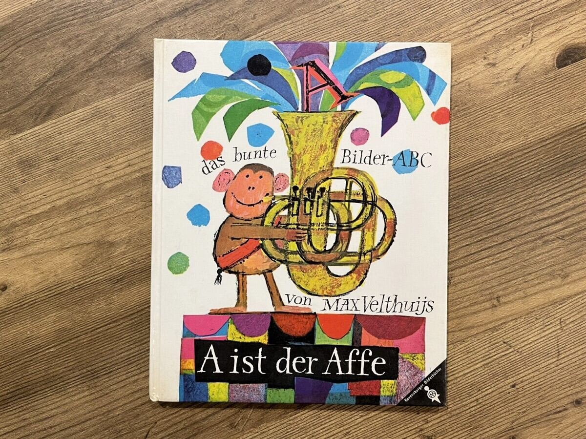 【DP162】A ist der Affe, das bunte Bilder- ABC / picture book