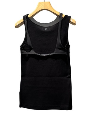 【25AW】BASICKS ベイシックス / Sheer Layered Tank-top / タンクトップ