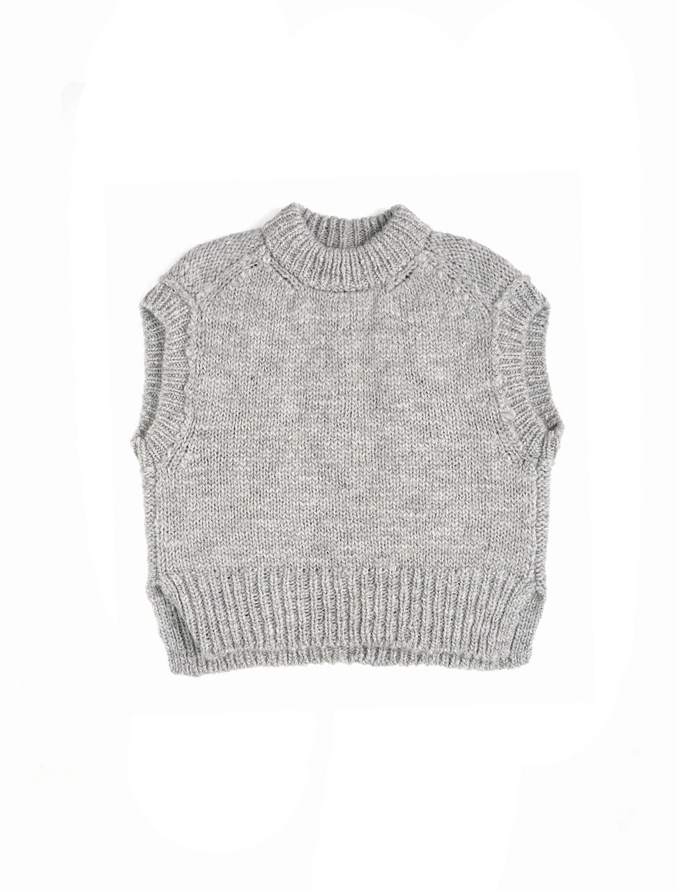 Hand Framed Chunky Mock Vest