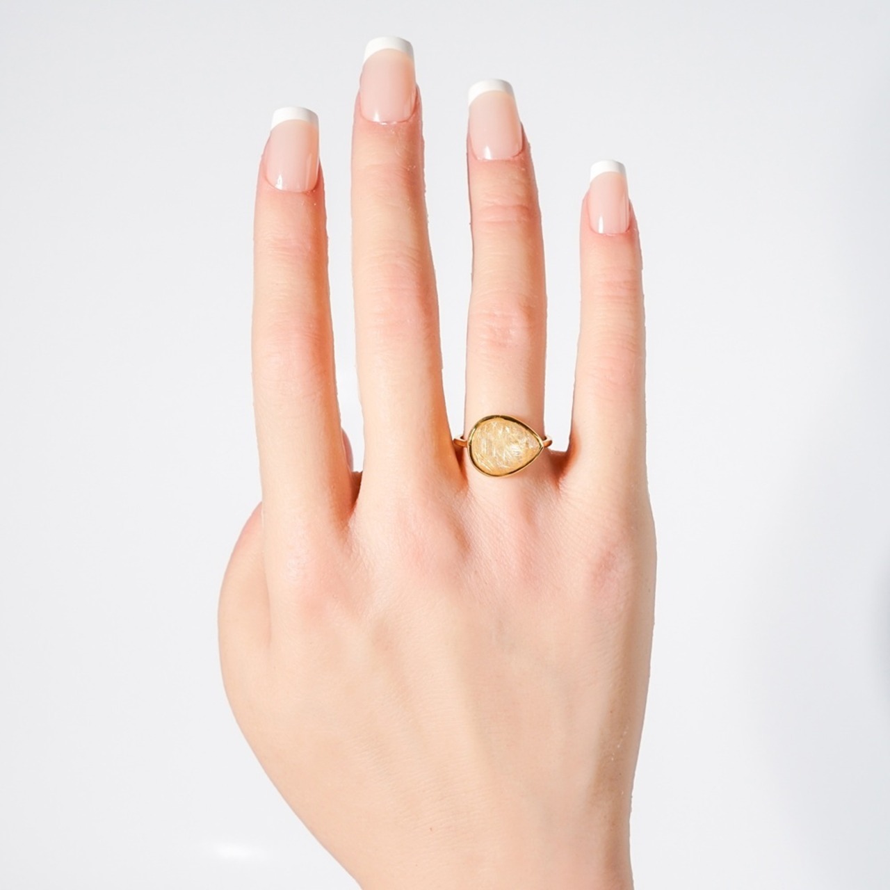 【12号】ルチルクォーツ リング