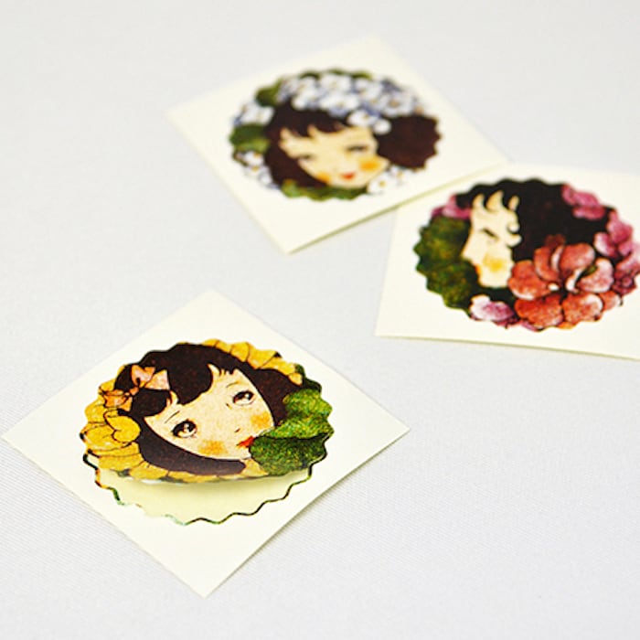 復刻商品】中原淳一 はなのシール 10枚入 | 中原淳一ショップそれいゆ
